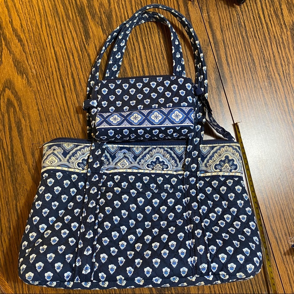Vera Bradley Nantucket Navy Bag Set